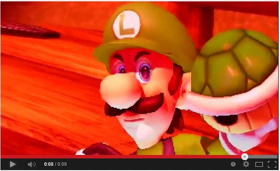 マリオカート8 のルイージの視線が怖すぎる動画集 Luigi Death Stare