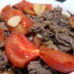 平野レミの人気レシピ「牛肉とトマト炒め（バカのアホ炒め）」がうまい