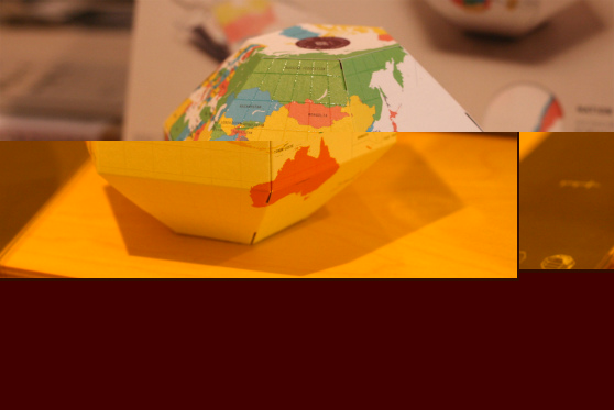 西荻紙店（にしおぎしてん）紙の地球儀